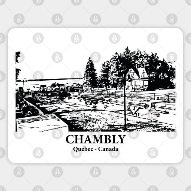 Chambly - Québec Magnet by Lakeric